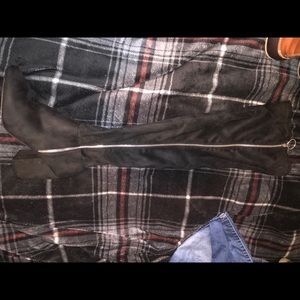 Wide calf knee high boots